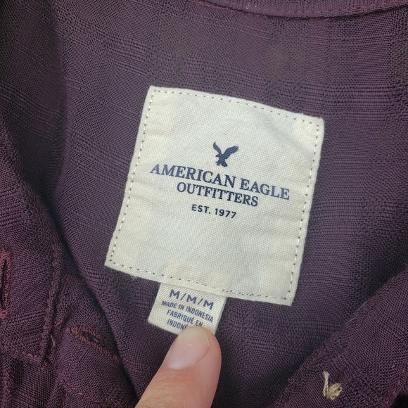 AEO • Peplum Button Up - Picture 4 of 5